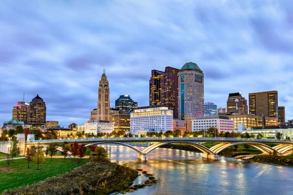 Photo of Columbus City Skyline.