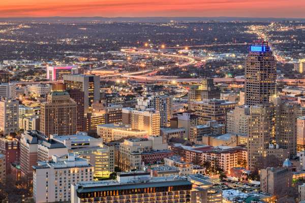 Photo of San Antonio City Skyline.