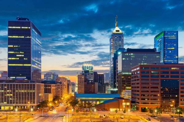 Photo of Indianapolis City Skyline.
